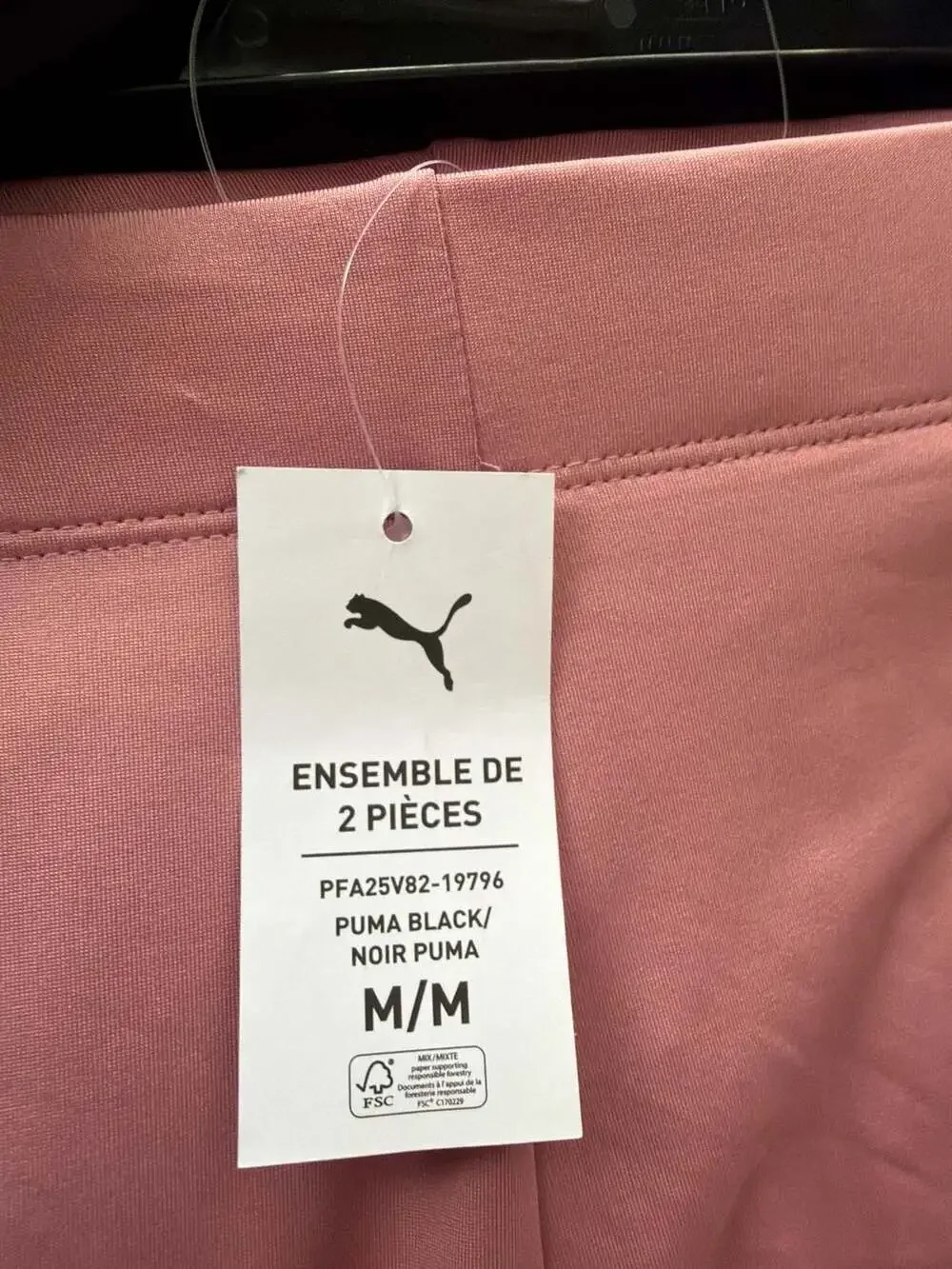 Puma Girls' 2-Piece Fleece Hoodie and Legging Set, Size M (8/10) - Picture 9 of 9